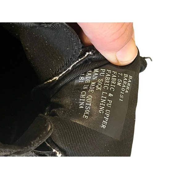 Steve Madden Sneaker Barra Bara 01S1 platform cliff heal US 7 - Picture 9 of 10